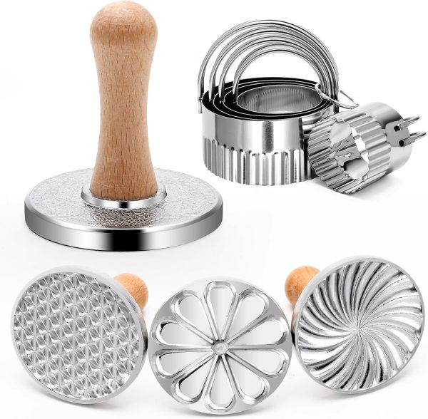3+5 Cookie Stamps Biscuit Cutter Set
